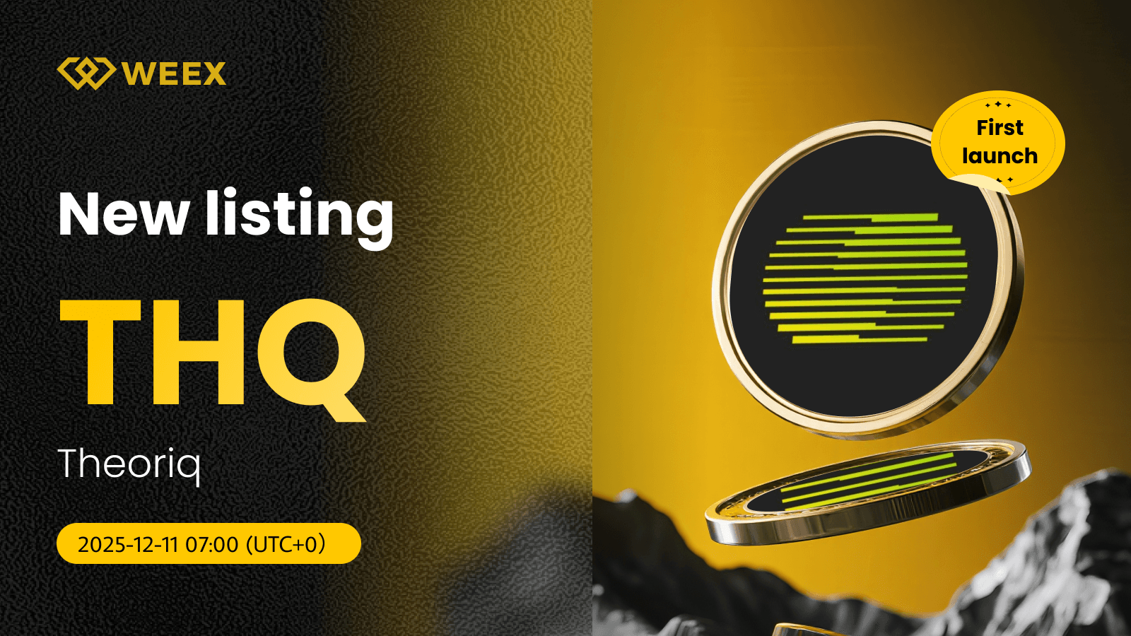 THQ USDT Trading Pair Lists on WEEX Spot Market